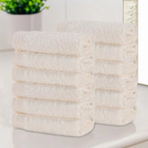 Rayon from Bamboo Eco-Friendly Solid Face Towel Washcloth Set of 12